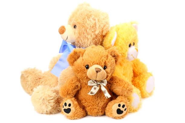 istock toy teddy bear isolated on white background 1155275103