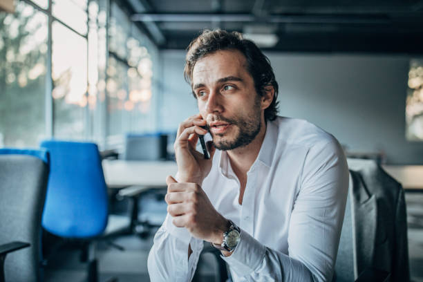istock Businessman talking on the phone 1155279122