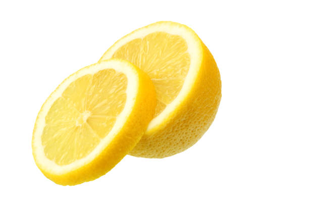 istock lemon with slices isolated on white background. healthy food 1155280913