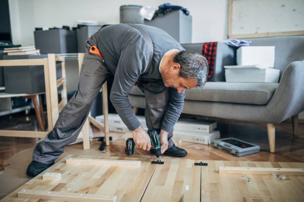 istock Senior man assembling furniture 1155292489