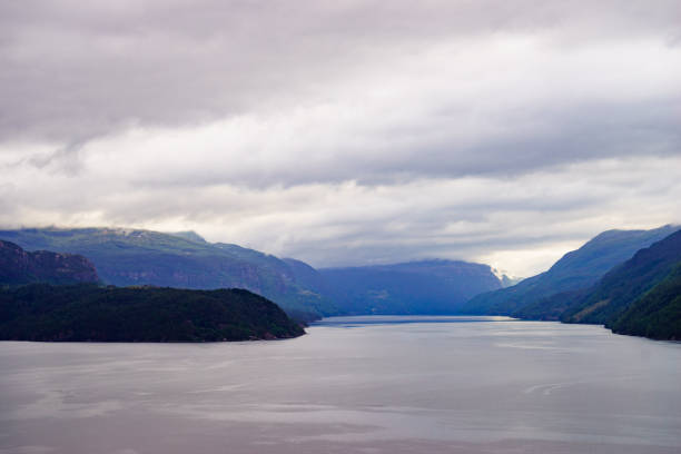 istock Fjord landscape, Saudafjord in Norway 1155298049