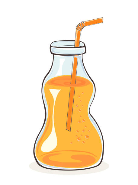 543 Cartoon Of Juice Bottle Labels Illustrations & Clip Art - iStock