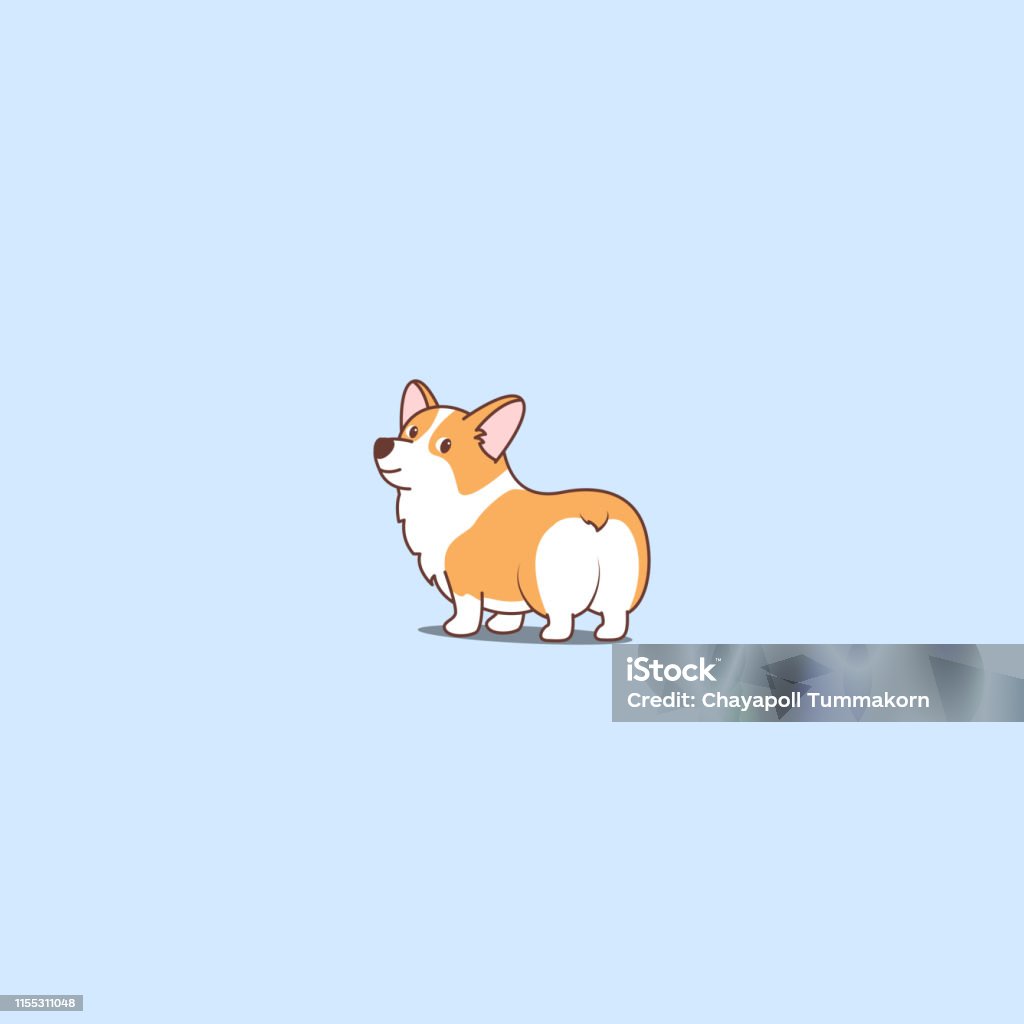 Biểu Tượng Hoạt Hình Chó Corgi Dễ Thương Minh Họa Vector Hình minh ...
