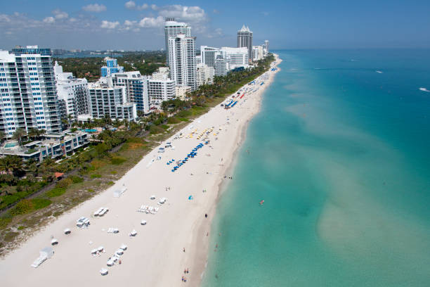 istock Aerial view South Beach 1155330296