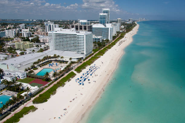 istock Aerial view South Beach 1155330319