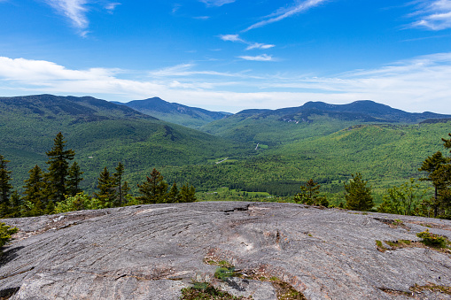 View from rock outcrops on Puzzle Mountain in Newry Maine.