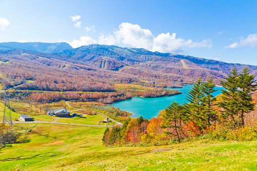 tashiro lake,lake,tashiro,lake tashiro,echigo yuzawa,yuzawa,niigata,chubu,hokuriku,japan,echigo yuzawa, echigo, yuzawa,mt. Naeba,japan,niigata,chubu, hokuriku,niigata ropeway,Dragondola in Autumn,autumn,dragondola,gondola, ski resort,Tashiro,ski,lift ski,foliage,Tashiro Ropeway,Naeba, autumnal skywalk,yuzawa town,Naeba Dragondola,