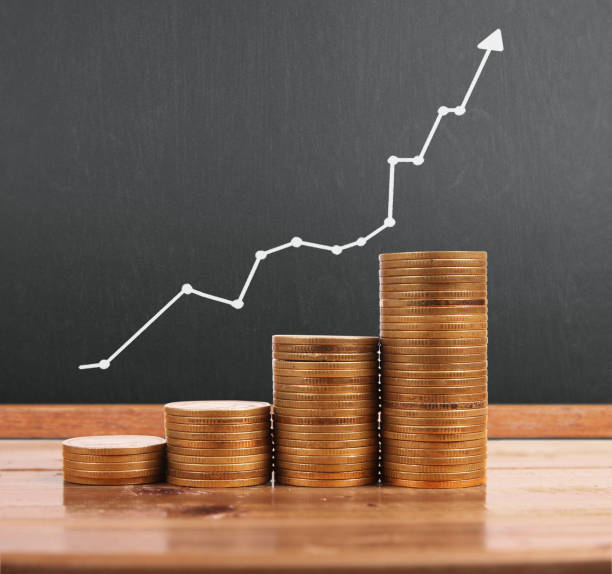 istock graph coins stock finance  business concept 1155338717