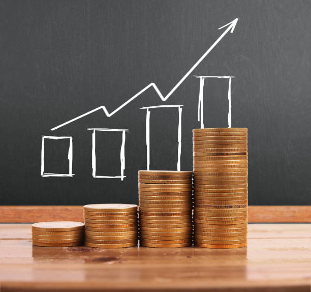 istock graph coins stock finance  business concept 1155338719