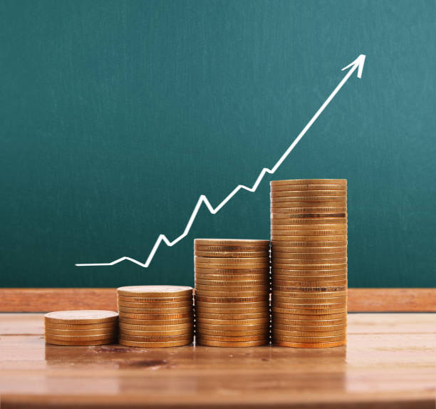 istock graph coins stock finance  business concept 1155338721