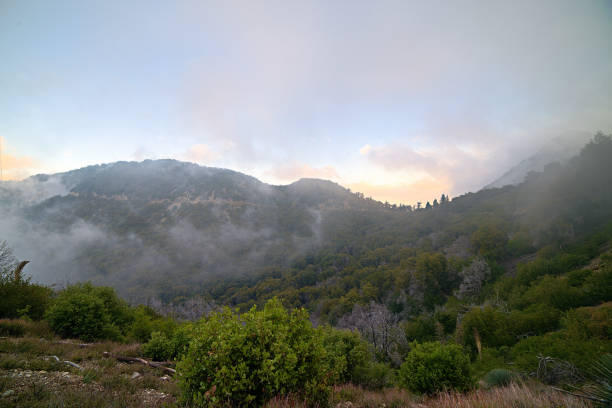 istock Angeles Crest highway and mount wilson 1155343649
