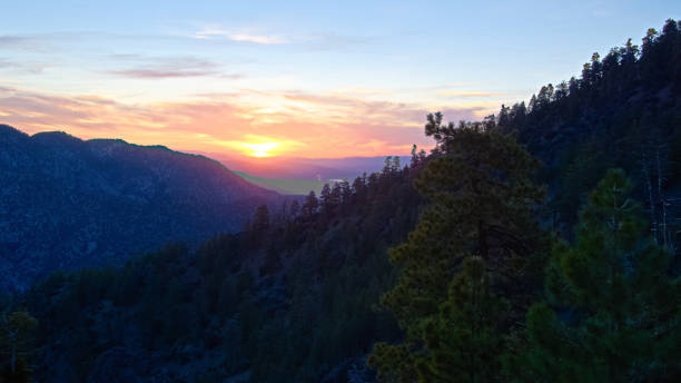 istock Angeles Crest highway and mount wilson 1155343809
