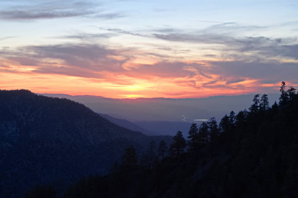 istock Angeles Crest highway and mount wilson 1155343819