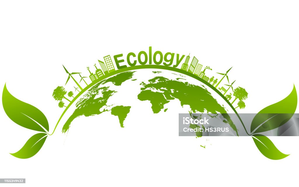 Environmental Design Element Ecology Concept And Environmental Banner Design Elements For ...