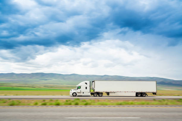 istock Truck on the road 1155357173