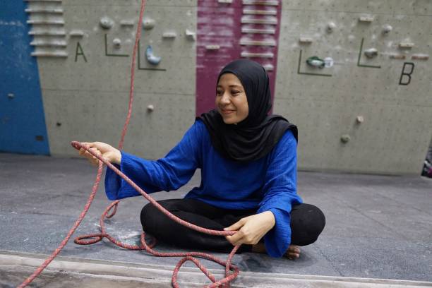 istock Young female enduring healthy lifestyle 1155357190