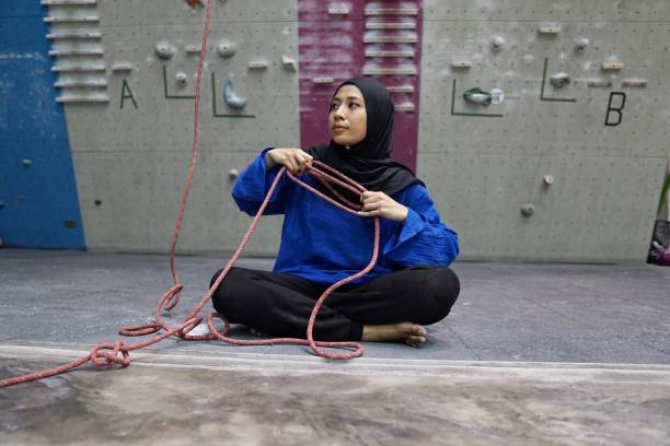 istock Young female enduring healthy lifestyle 1155357202
