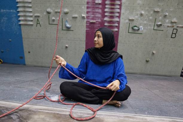 istock Young female enduring healthy lifestyle 1155357232