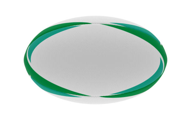 istock Rugby Ball Green Design 1155362073