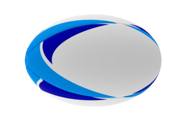istock Rugby Ball Blue Design 1155362102