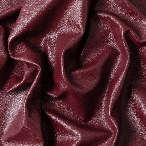istock Closeup of color leather material texture background 1155362348