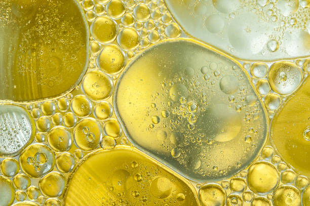 istock Colourful oil ink bubbles and drops. Abstract template mixed texture background. Wallpaper pattern. 1155366090