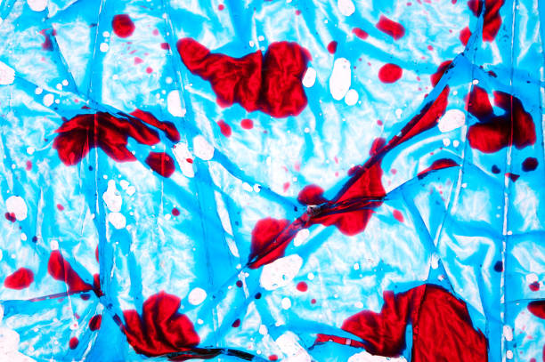 istock Abstract colored texture. Colorful decorative background. Bright watercolor on crumpled paper. 1155366132