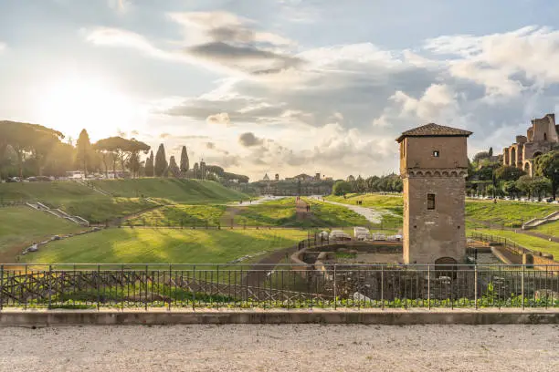 Circus Maximus at sunset