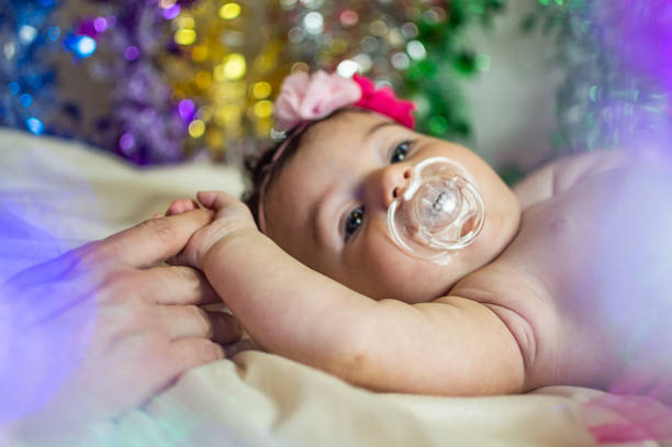 Touch of newborn