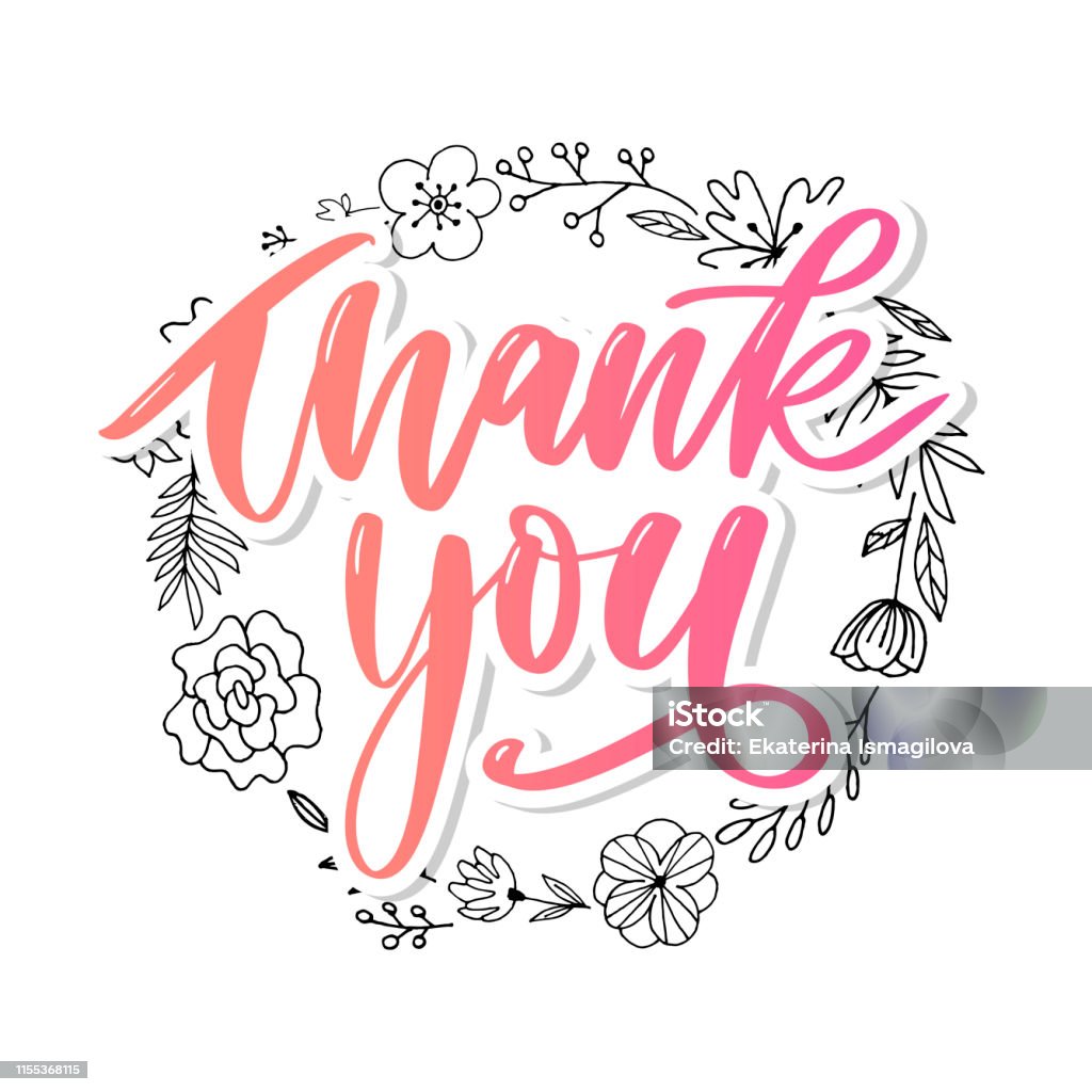 Cảm Ơn Dòng Chữ Viết Tay Chữ Vẽ Tay Cảm Ơn Thư Pháp Cảm Ơn Thẻ ...