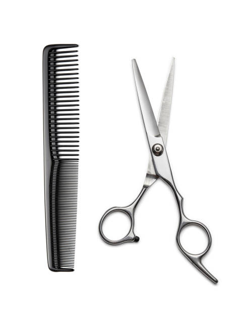 istock Hairdresser's Scissors and Comb 1155369423