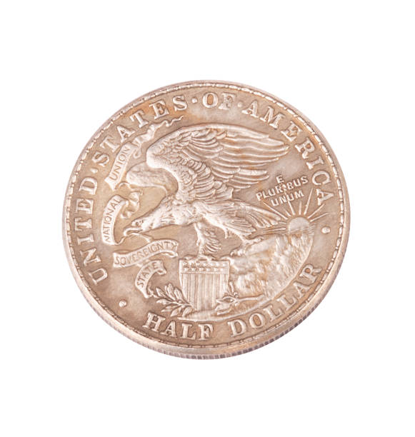 istock half dollar coin isolated on white background 1155370587