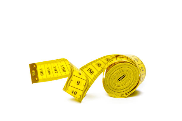 istock yellow metric measuring tape isolated on white panorama background 1155372686