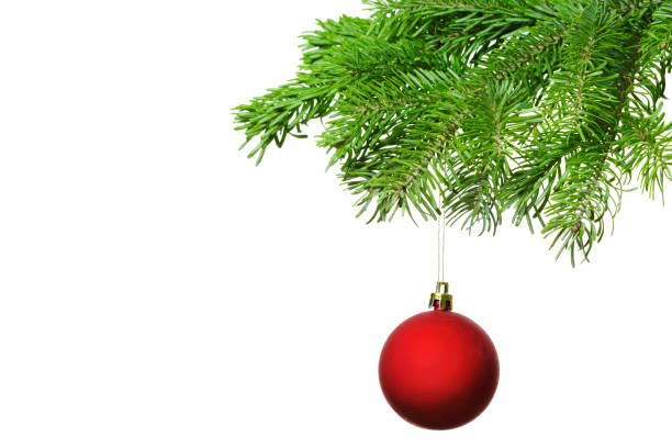 istock Christmas decoration isolated on the white background 1155375170