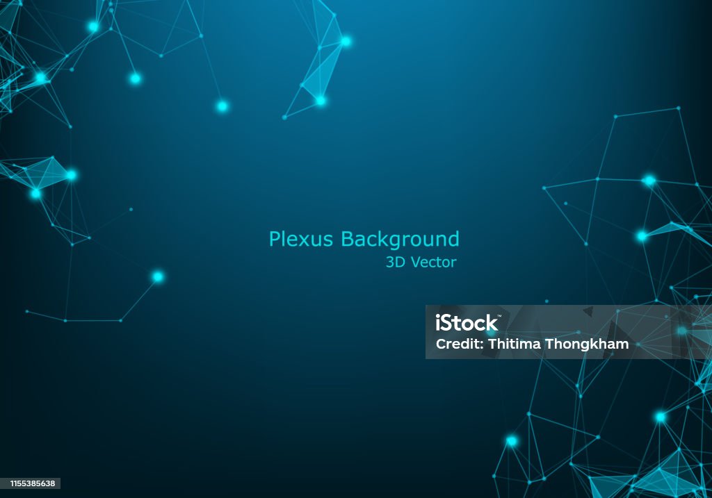 Technology Abstract Vector Backgrounddata Visualizationsound Wave Polygonal  Space Low Poly Wallpaper With Connecting Dots And Lines Structurefuturistic  Triangle Geometric Plexus For Your Design Stock Illustration - Download  Image Now - iStock