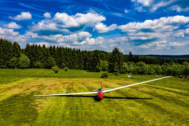 Sailplane from above