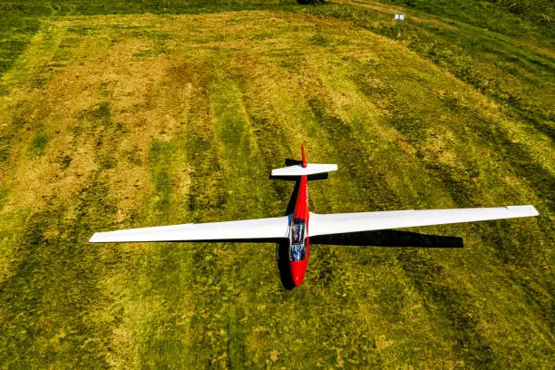 Sailplane from above