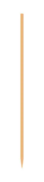 Vector illustration of skewers wooden bamboo pointed tip stick thin isolated on white background, wood skewers used to hold pieces foods, tipped chopsticks for skewer barbecue, skewer sticks for BBQ vegetable and fruits