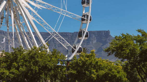 istock Big ferris wheel at Waterfront in Cape Town 1155392231