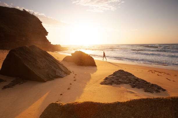 istock Morning exercise at the Stanwell Park Beach 1155392902