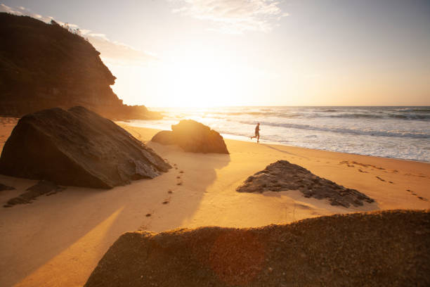 istock Morning exercise at the Stanwell Park Beach 1155392903