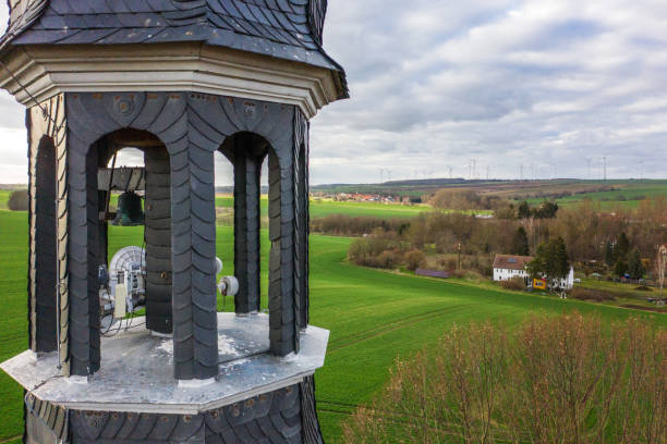 istock Wi-Fi in a church tower, Germany 1155393636