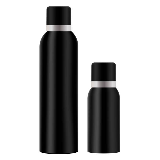 istock Air Spray Freshener Bottle. Cosmetic Tin Mockup. 1155393708