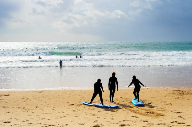 Surfing is a part of Australian culture and lifestyle. Young people wake up early in the morning and go for a surf to the local beaches before going to work. There are many beaches suitable for surfers with huge waves and good water currents. Women are also passionate about surfing in Australia.
