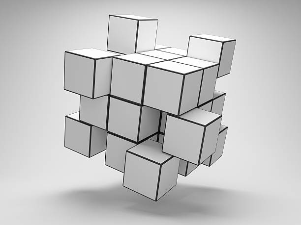 istock Design of abstract cubes 115540022