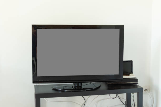istock Blank screen of TV set. Mockup for design. 1155401140
