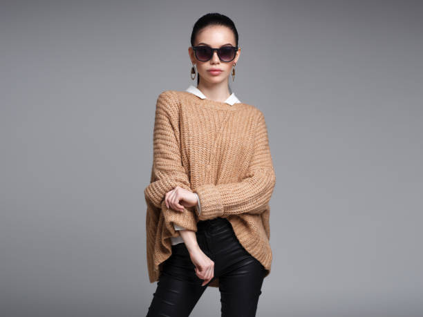 istock Girl in a trendy stylish image. 1155402514