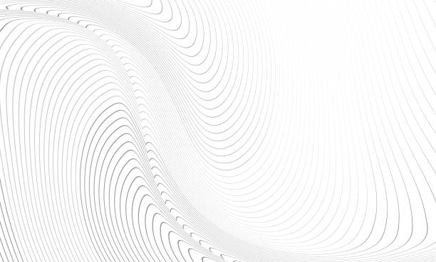 szary wzór linii. - digital composite swirl style vector stock illustrations