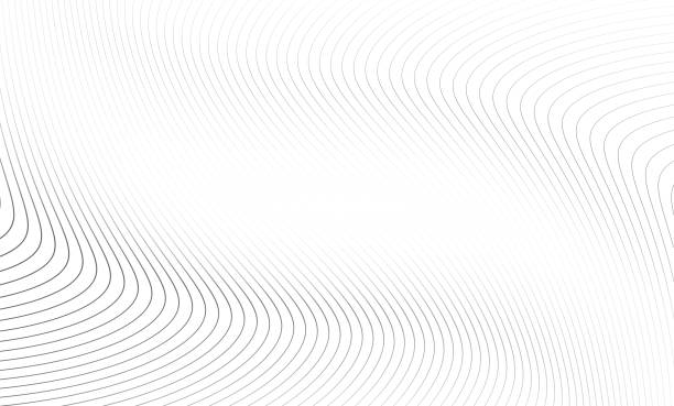 선의 회색 패턴입니다. - digital composite swirl style vector stock illustrations