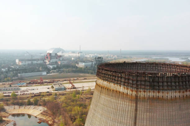 istock Chernobyl nuclear power plant, Ukrine. Aerial view 1155404934